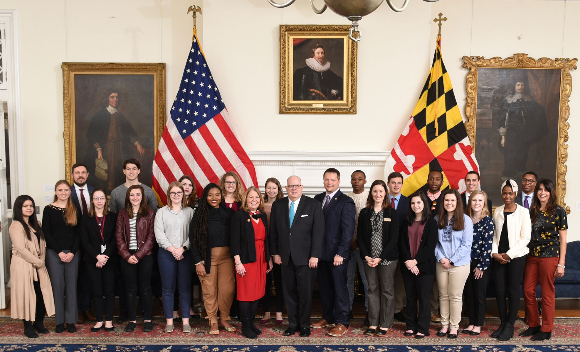 PACE students with elected officials